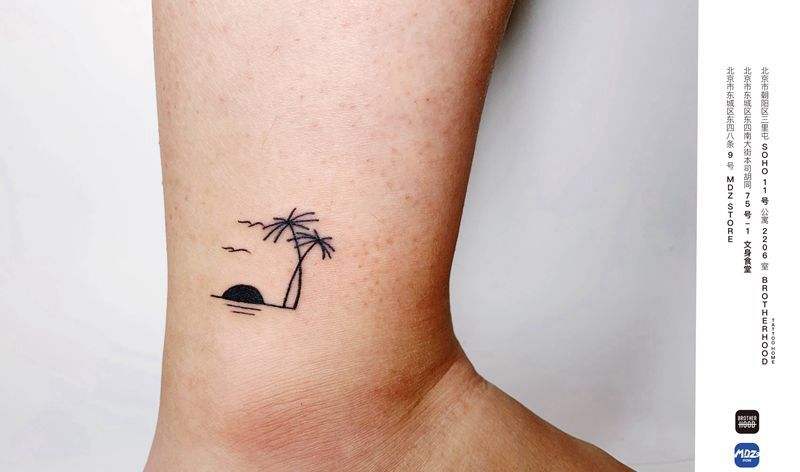 无标题纹身图片_脚部纹身图案