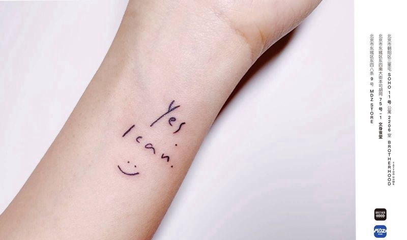 无标题纹身图片_手臂英文纹身图案