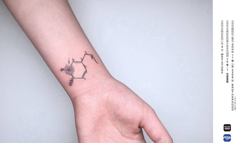 无标题纹身图片_手臂几何纹身图案