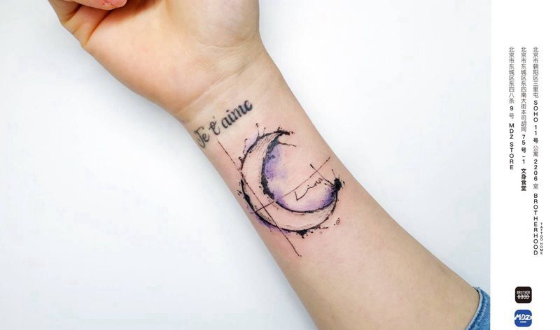 无标题纹身图片_手臂几何纹身图案