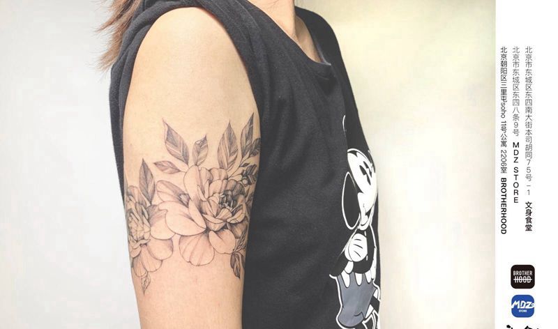 无标题纹身图片_手臂点刺纹身图案