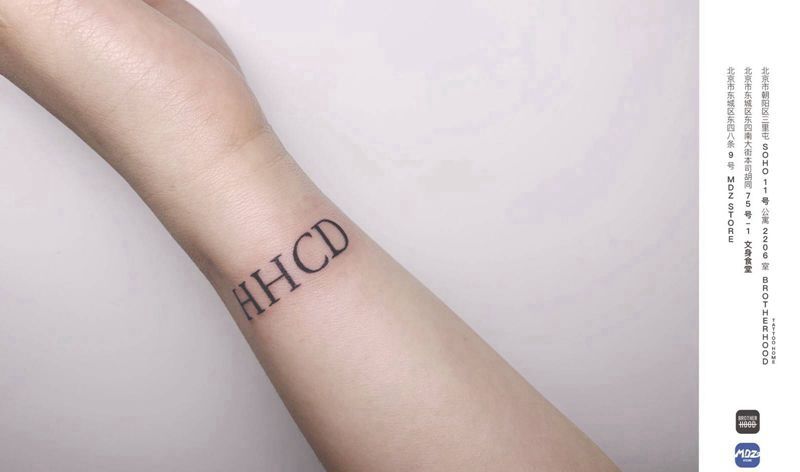 无标题纹身图片_手臂英文纹身图案