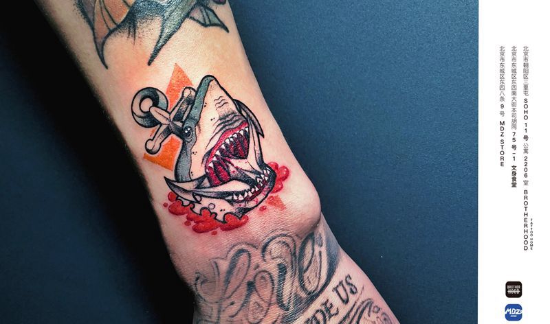 无标题纹身图片_手臂New School纹身图案