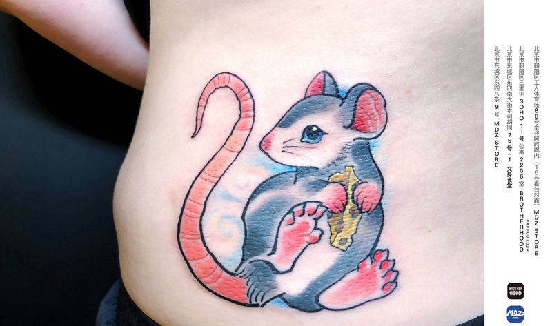 无标题纹身图片_腹部纹身图案