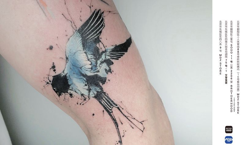 无标题纹身图片_手臂水墨纹身图案