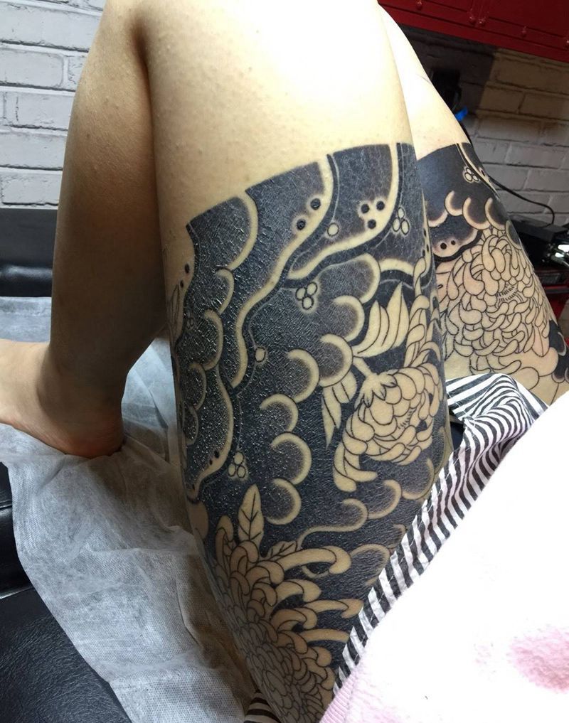 蜕变纹身图片_老传统刺青原创传统纹身图案