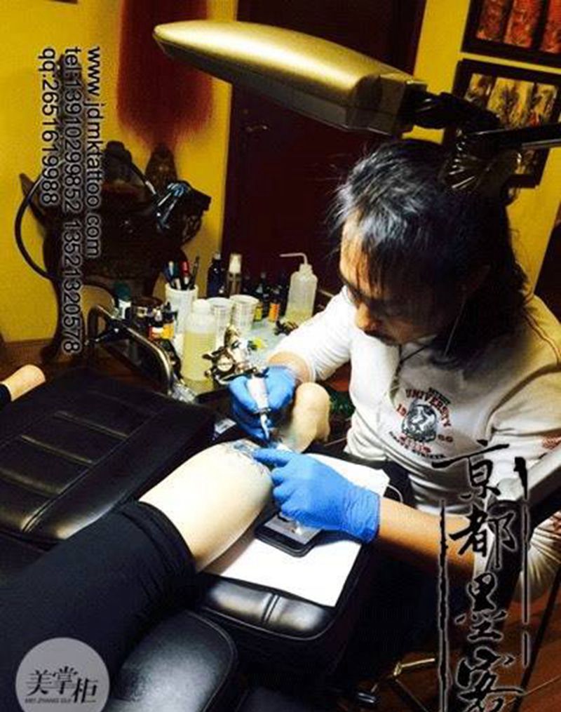 北京专业纹身店 京都墨客刺青纹身图片_