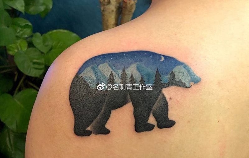 遮盖作品纹身图片_