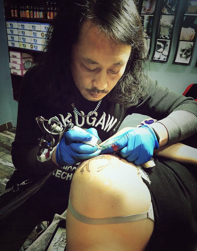 工作照纹身图片_