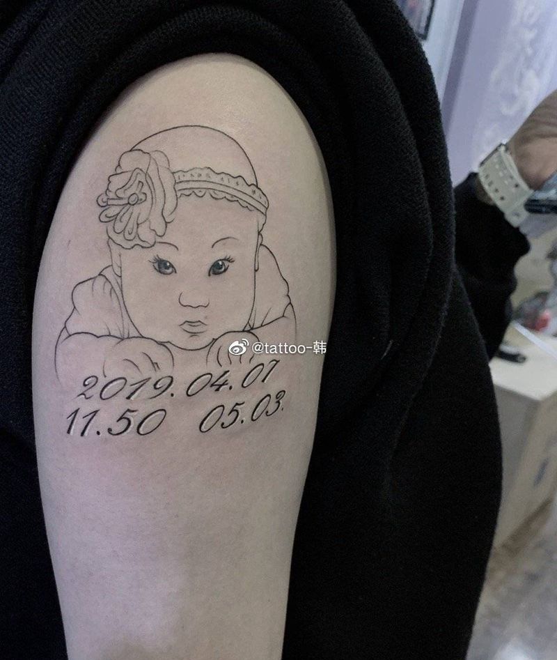 简笔画纹身图片_