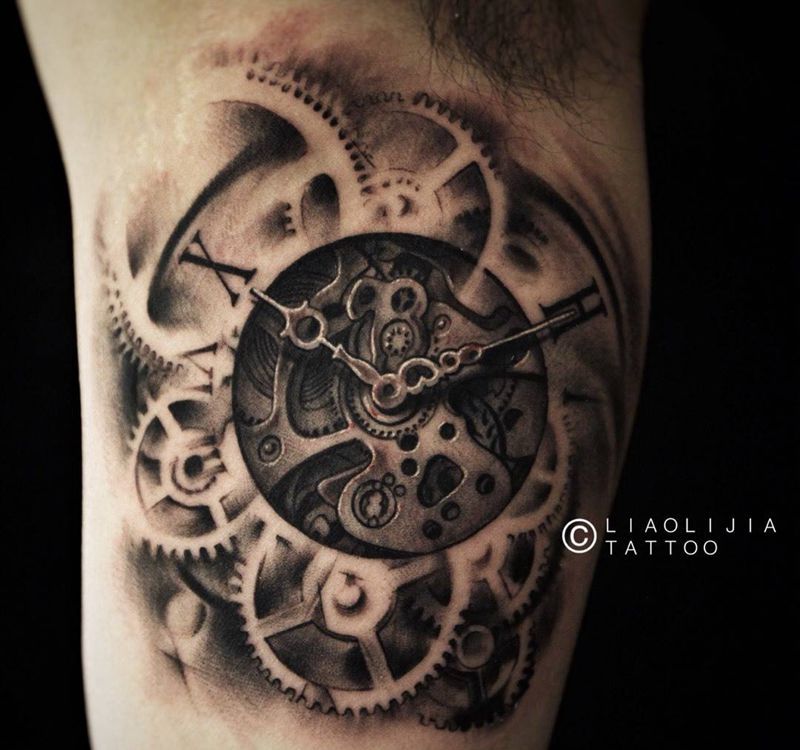 。纹身图片_成品写实欧美原创手臂纹身图案