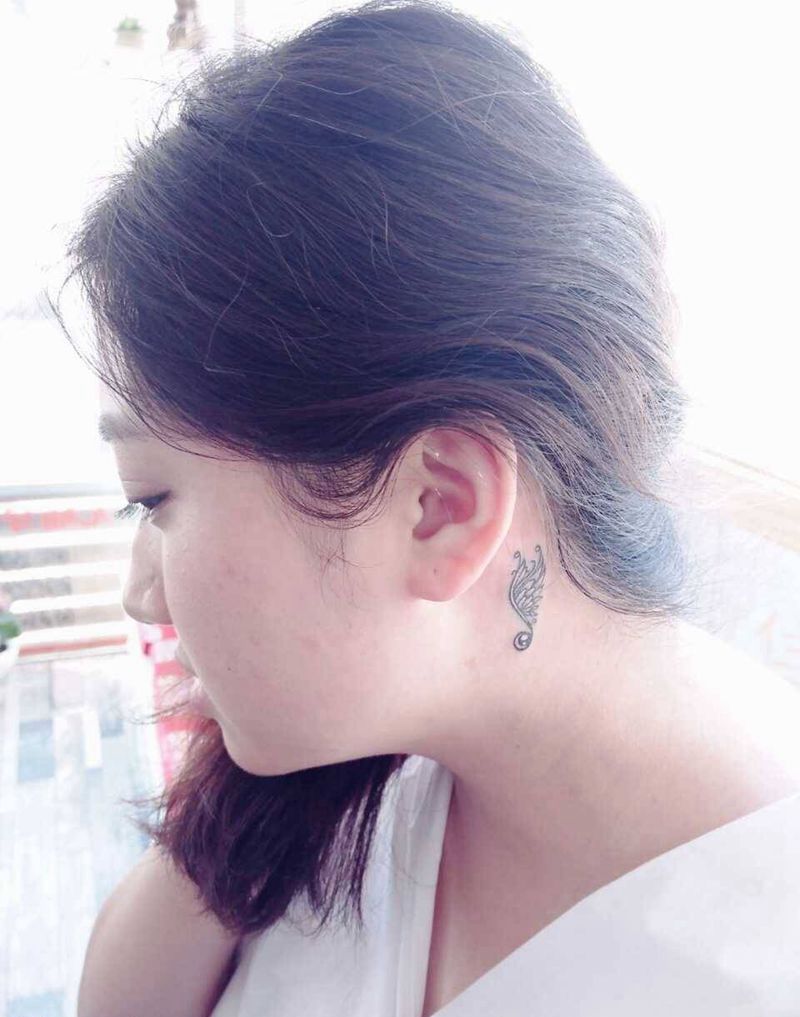 京都墨客刺青纹身图片_成品动物清新纹身图案