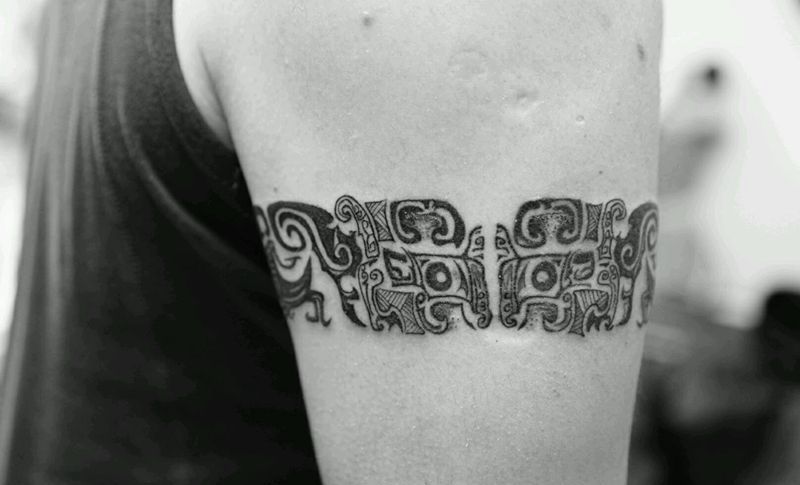 饕餮图腾纹身图片_