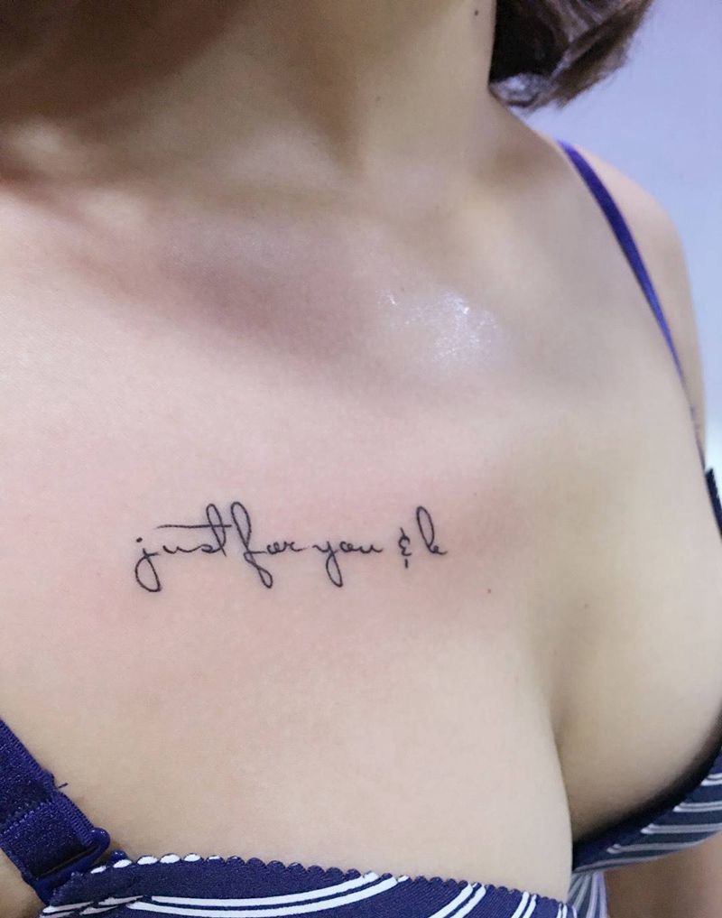 京都墨客刺青-娟姐纹身图片_字母纹身图案