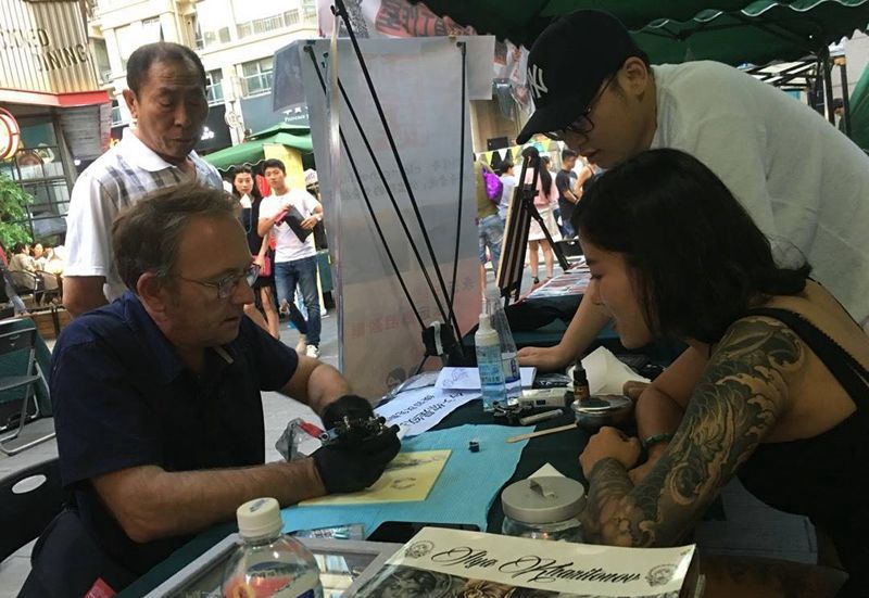 京都墨客刺青纹身图片_成品手稿写实清新纹身图案