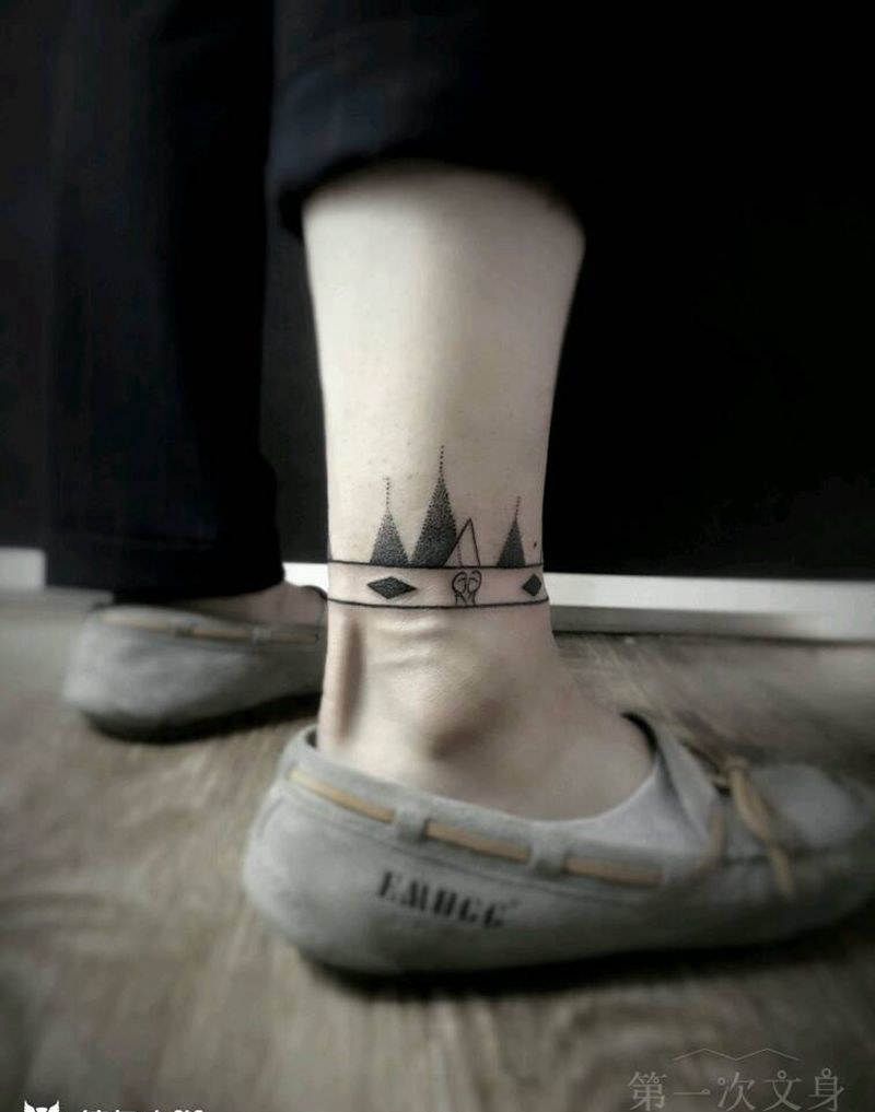 一生相系纹身图片_手臂脚部欧美字符图腾原创成品纹身图案