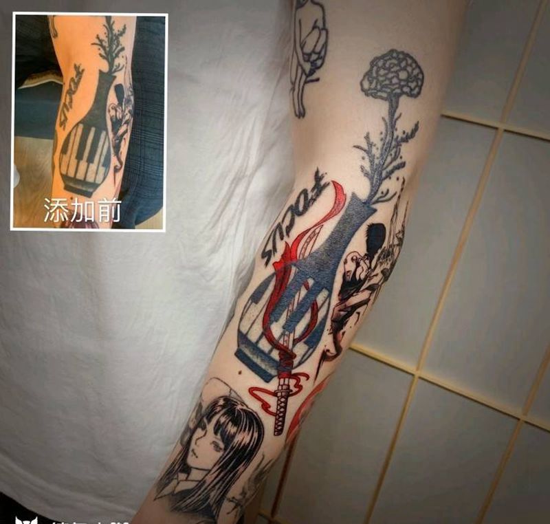 创意添加纹身图片_手臂添加纹身图案