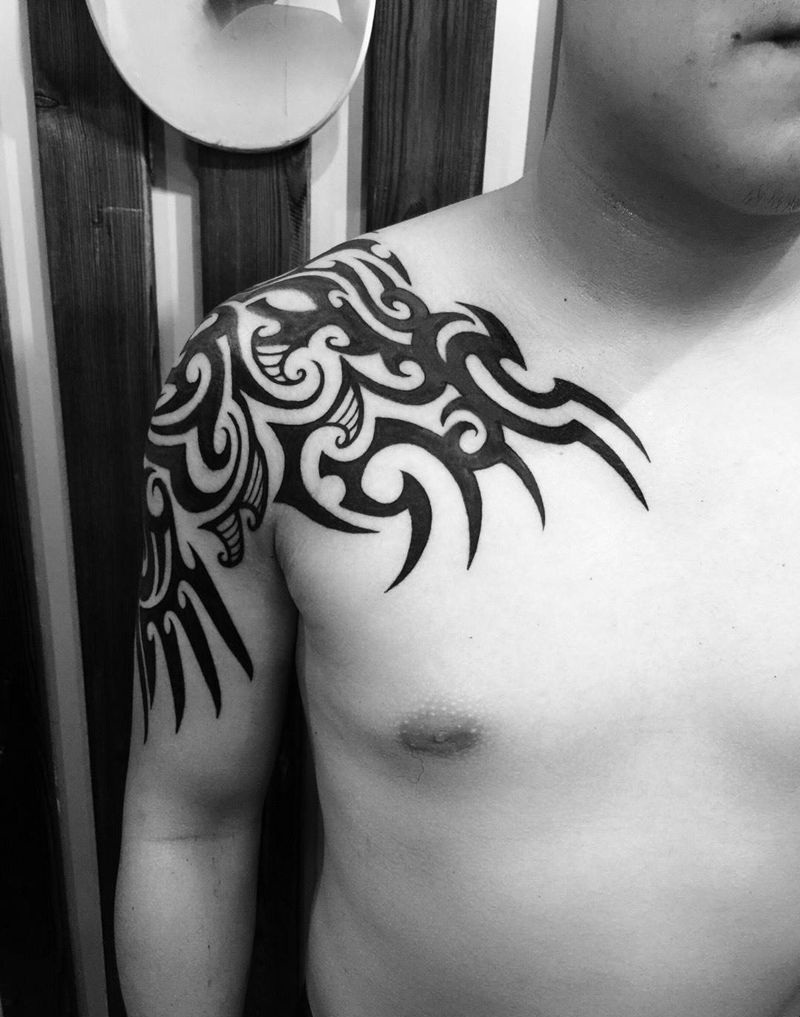 大臂图腾修改添加纹身图片_