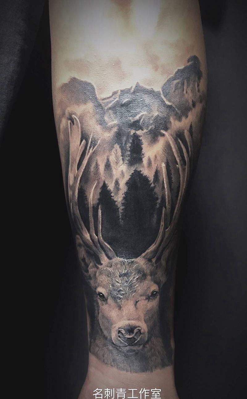 遮盖图纹身图片_