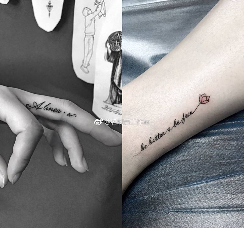 小清新纹身图片_