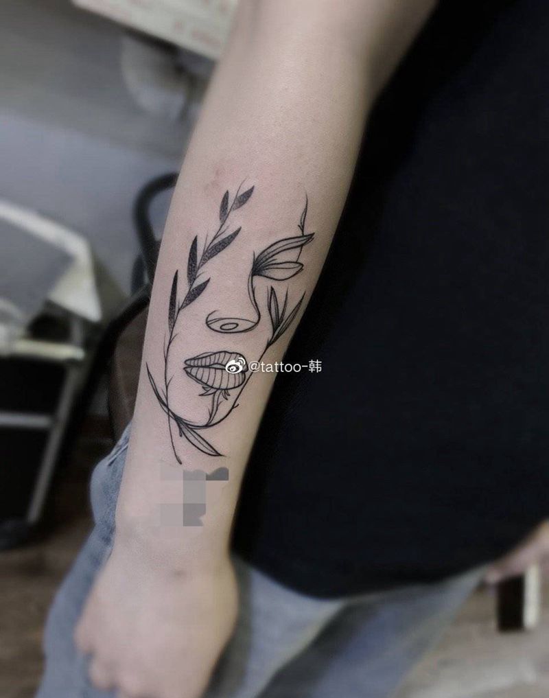 脸纹身图片_