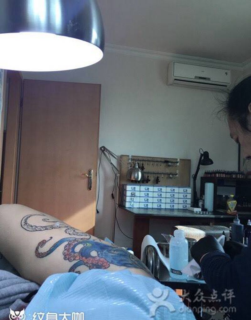 京都墨客--徐老师作品纹身图片_成品手稿原创清新欧美纹身图案