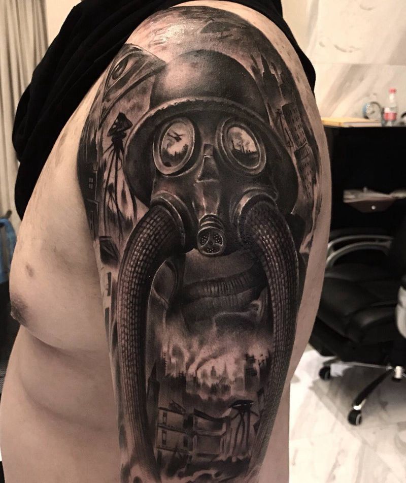 g纹身图片_成品手臂原创欧美写实人物纹身图案