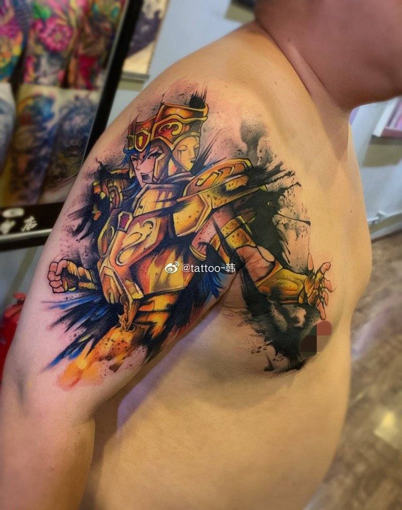 圣斗士纹身图片_