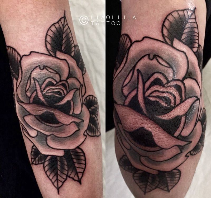 玫瑰纹身图片_
