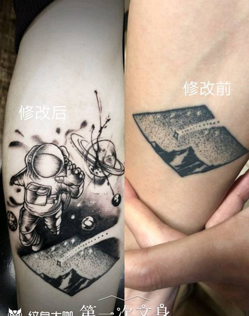 修改纹身图片_手臂遮盖修改纹身图案
