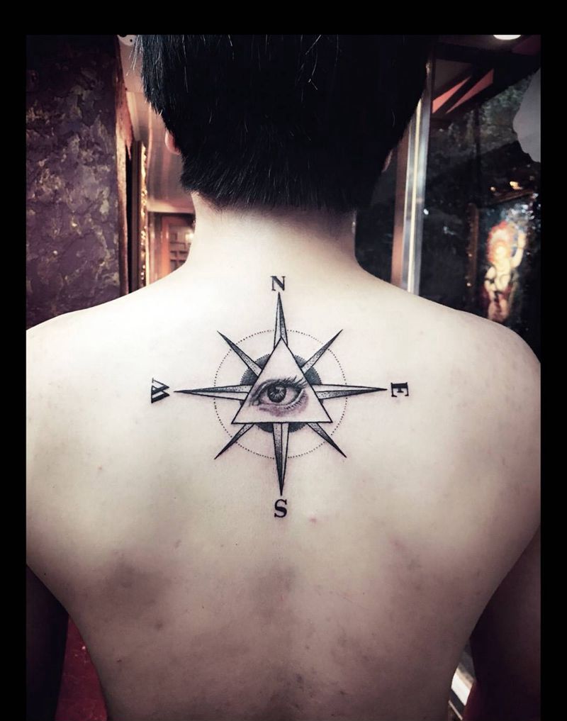 京都墨客刺青-徐老师作品纹身图片_背部传统手稿原创成品写实纹身图案