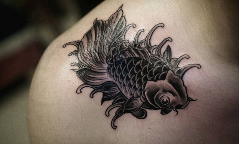 疤痕遮盖纹身图片_