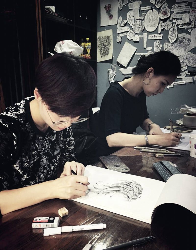 京都墨客刺青-学员纹身图片_