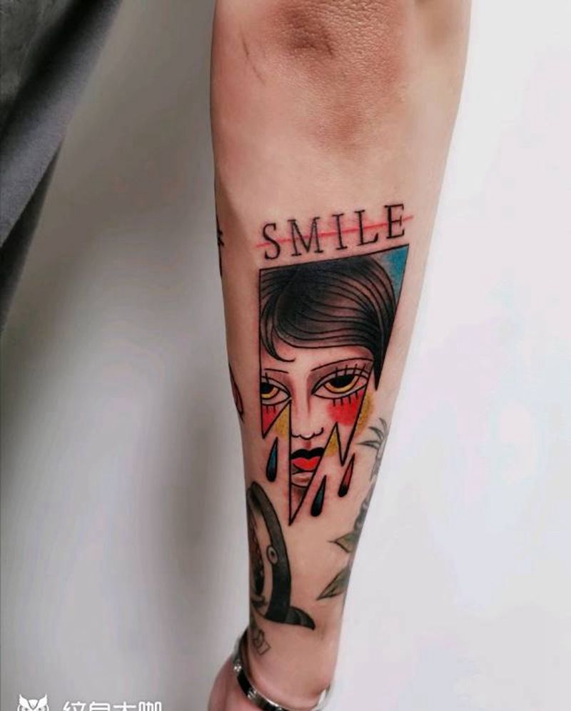 school纹身图片_手臂Old School纹身图案