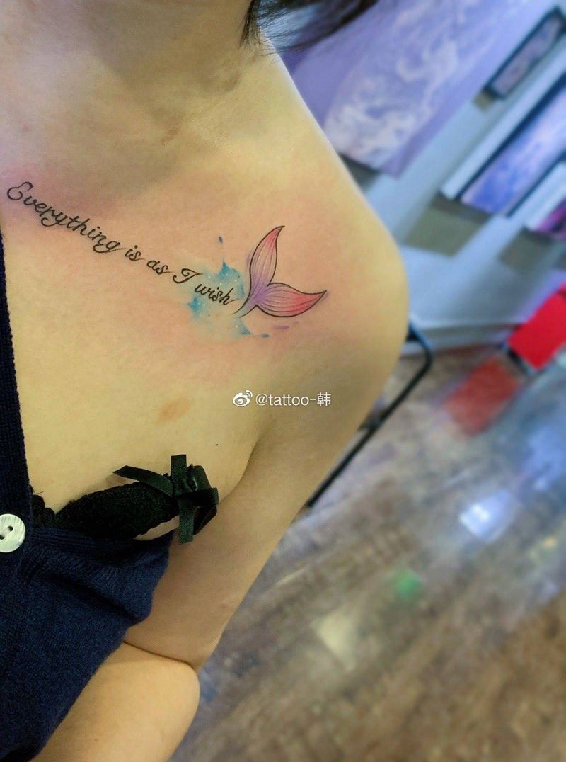 美人鱼纹身图片_