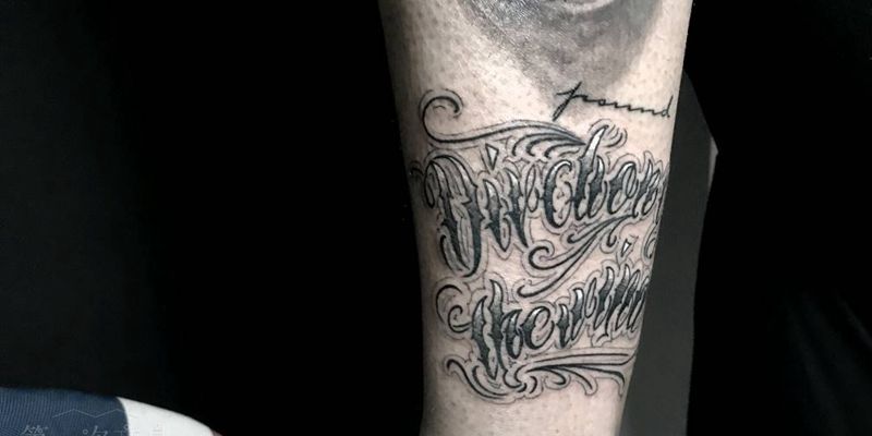 风向纹身图片_胸部腰部背部手臂腿部欧美字符成品纹身图案