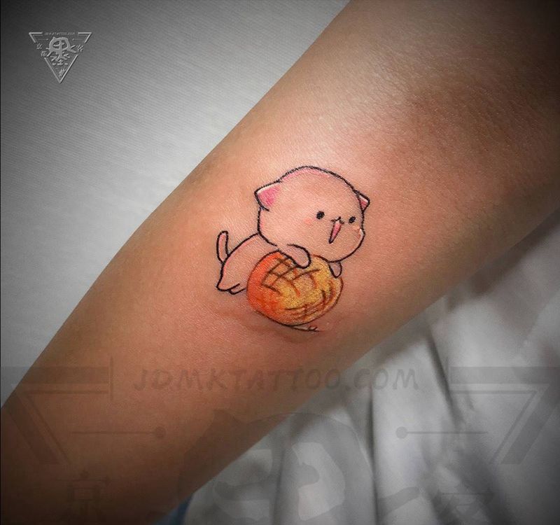 京都墨客刺青纹身图片_手部水彩纹身图案