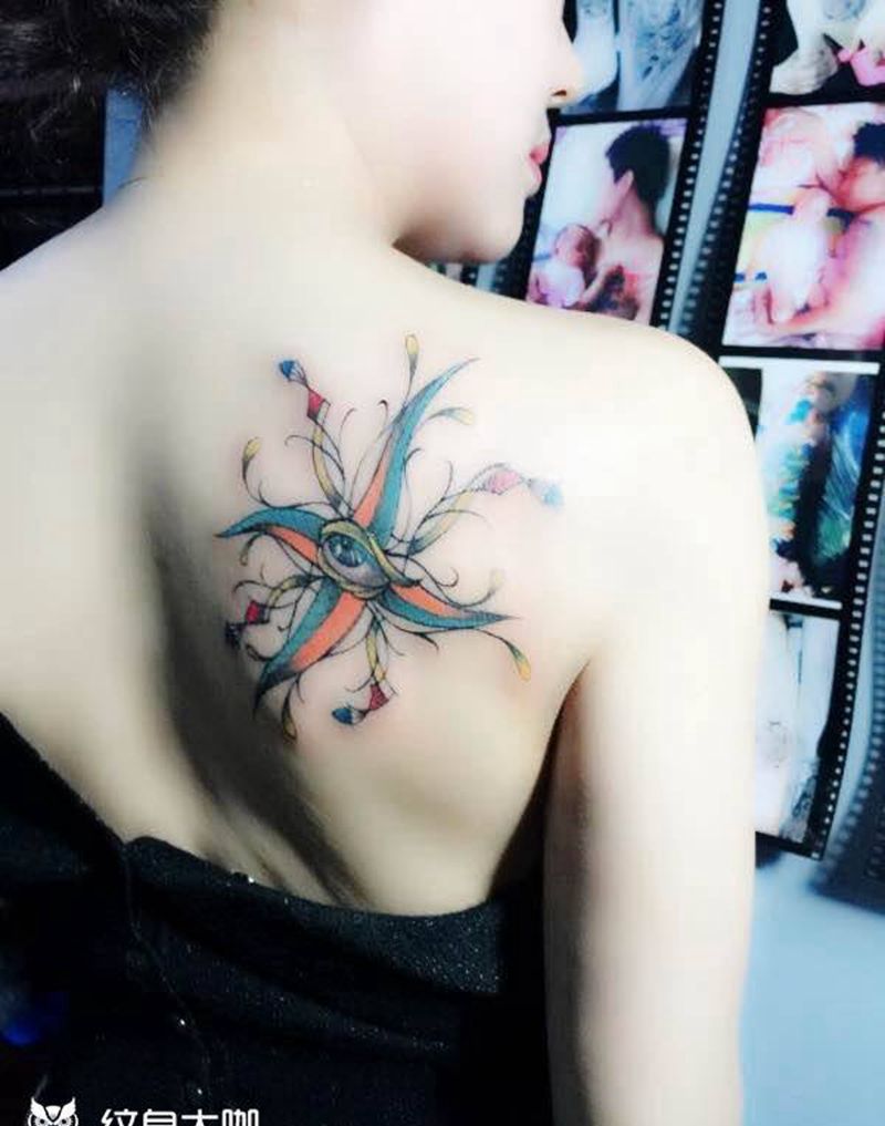 上帝之眼纹身图片_