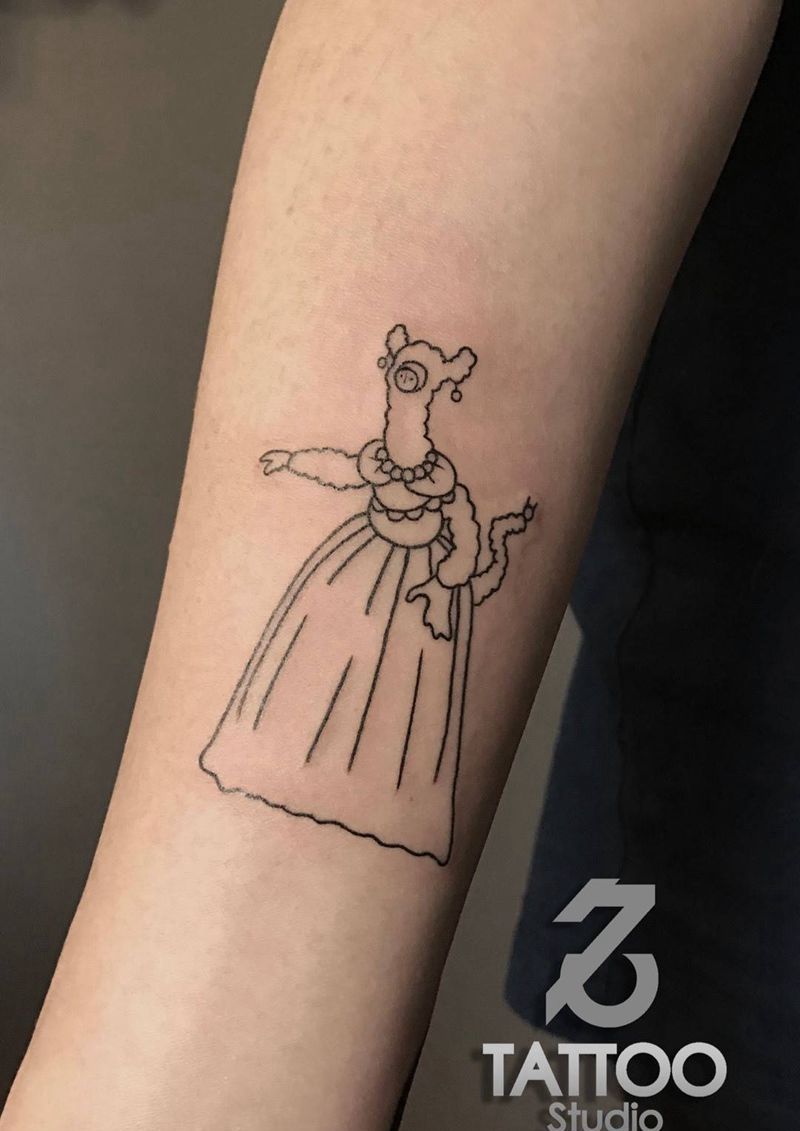 小怪兽纹身图片_