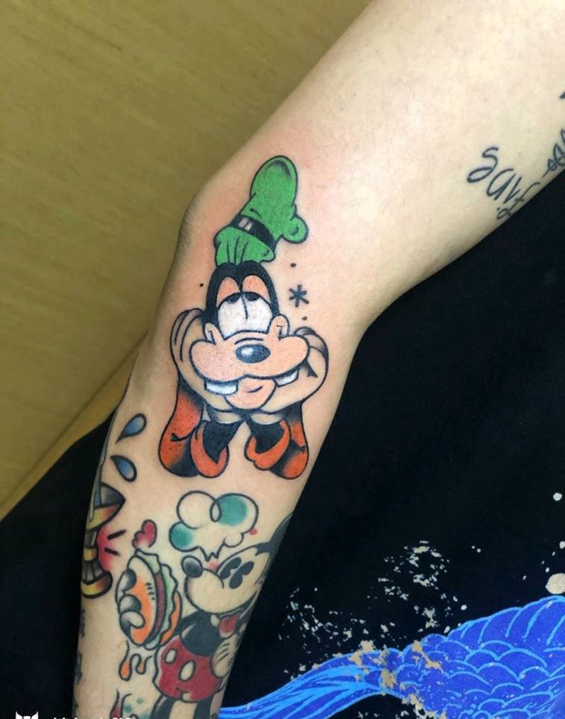 school纹身图片_手臂New School纹身图案