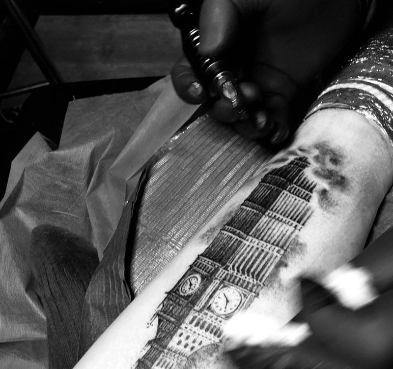 纹身/刺青/写实纹身图片_手臂背部欧美写实纹身图案