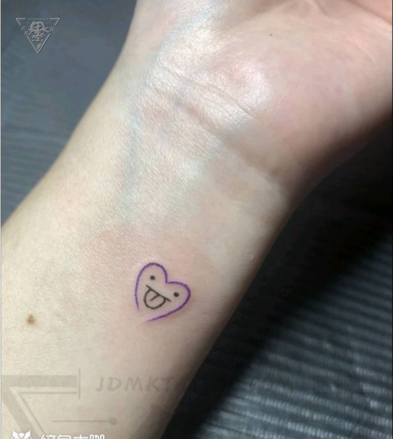 纹身/刺青/小清新纹身图片_手臂水彩小清新纹身图案