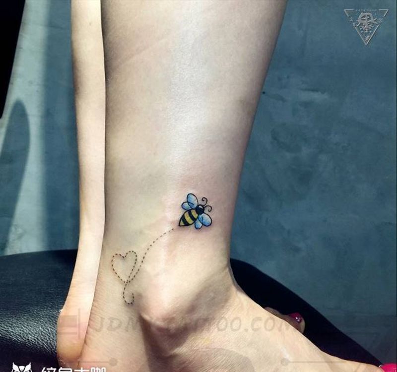 纹身/刺青纹身图片_手臂背部New School水彩纹身图案