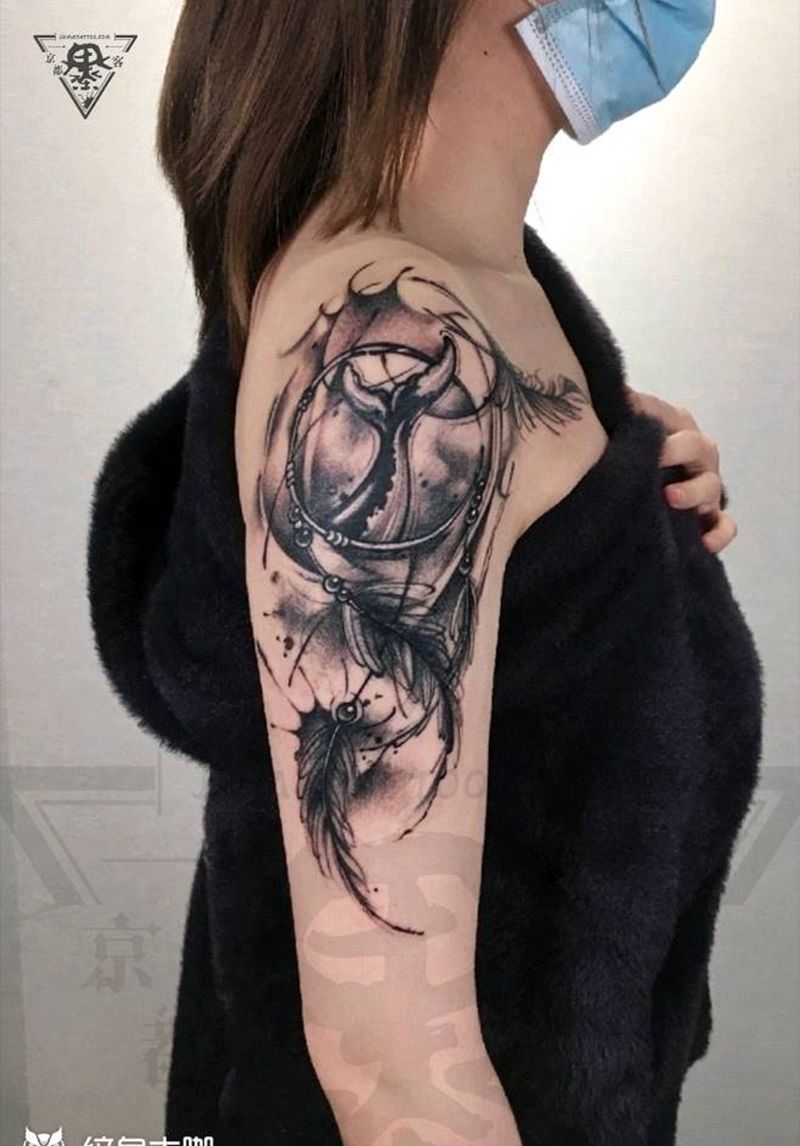 纹身/刺青/纹身设计纹身图片_手臂水墨水彩纹身图案