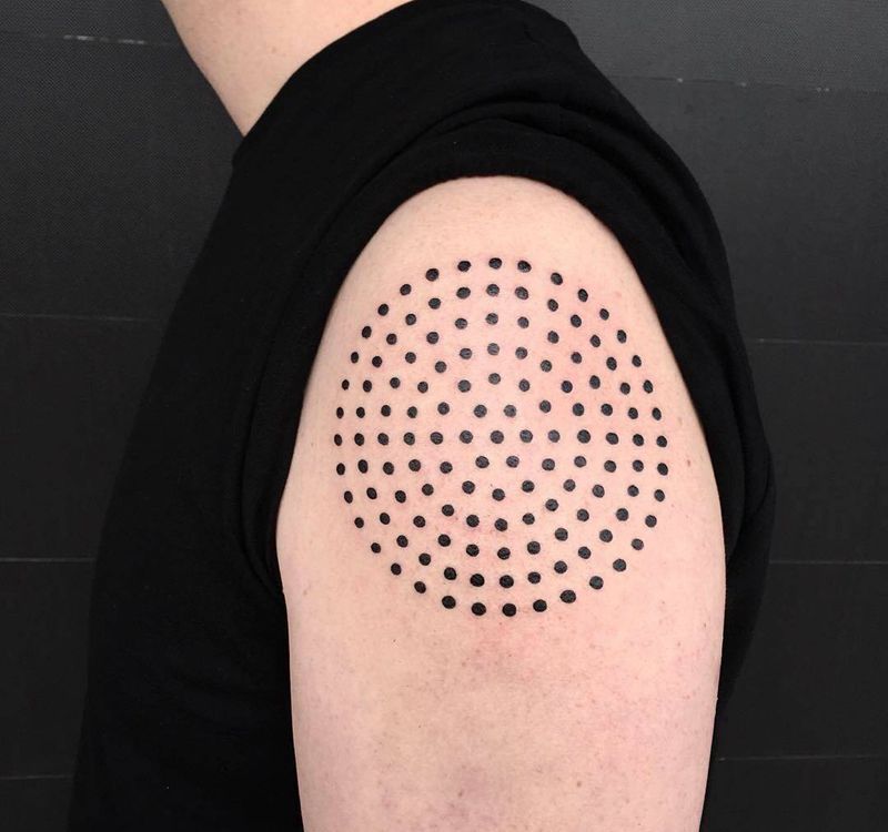 蜂窝煤 纹身!纹身图片_成品手臂图腾原创几何纹身图案