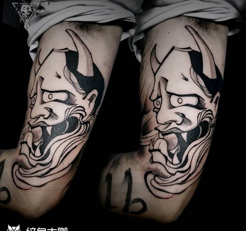 北京纹身/望京纹身/般若纹身纹身图片_手臂新传统纹身图案