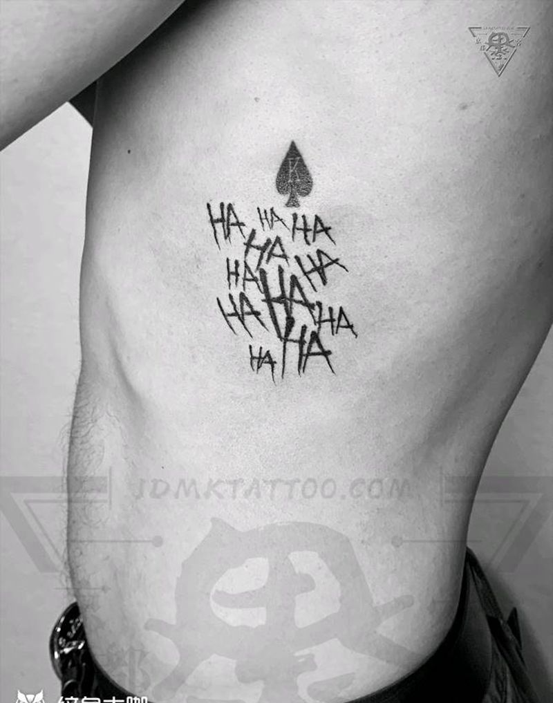 纹身/刺青纹身图片_腰部肋部 小清新纹身图案