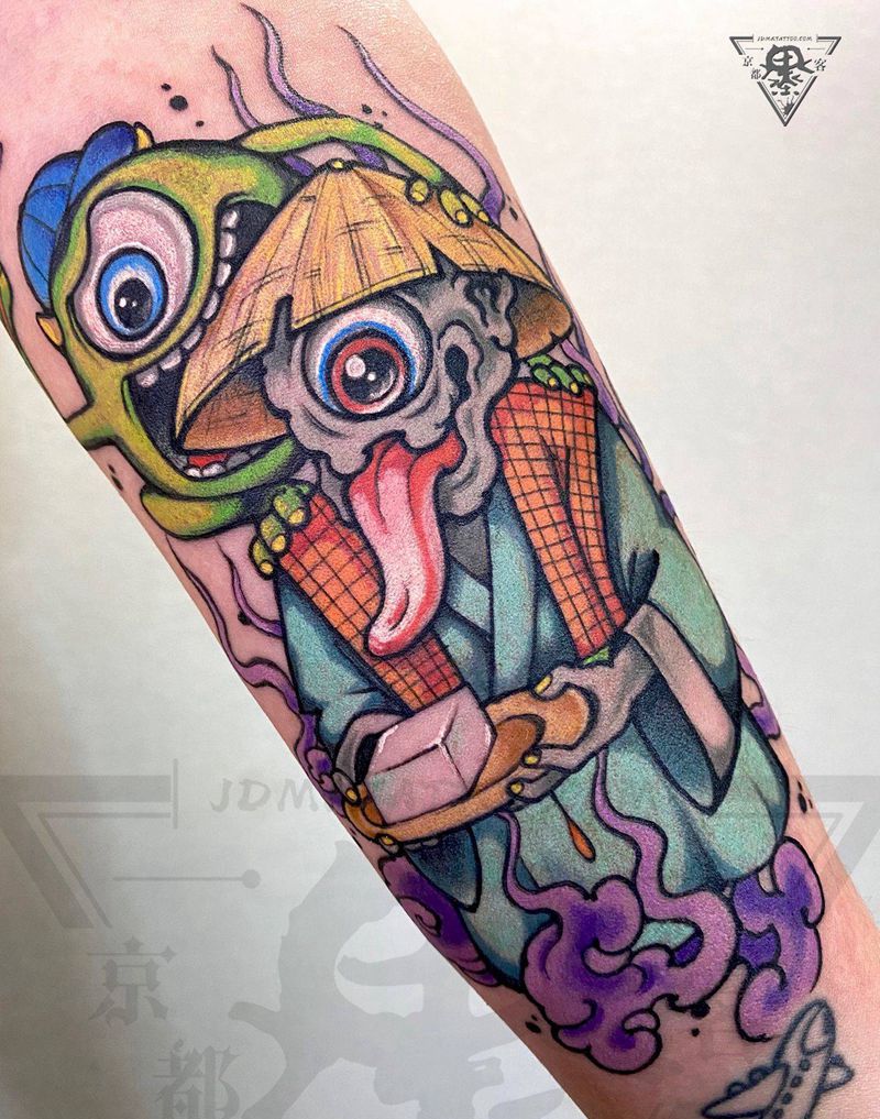 纹身/刺青/纹身手稿纹身图片_手部New School手稿纹身图案