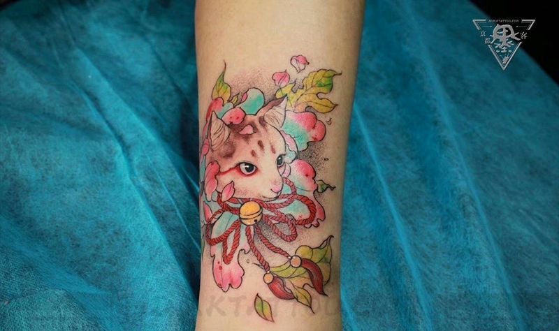 纹身/刺青纹身图片_手臂腿部New School欧美写实纹身图案