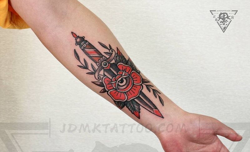 纹身/刺青/oldschool纹身图片_手臂Old School纹身图案